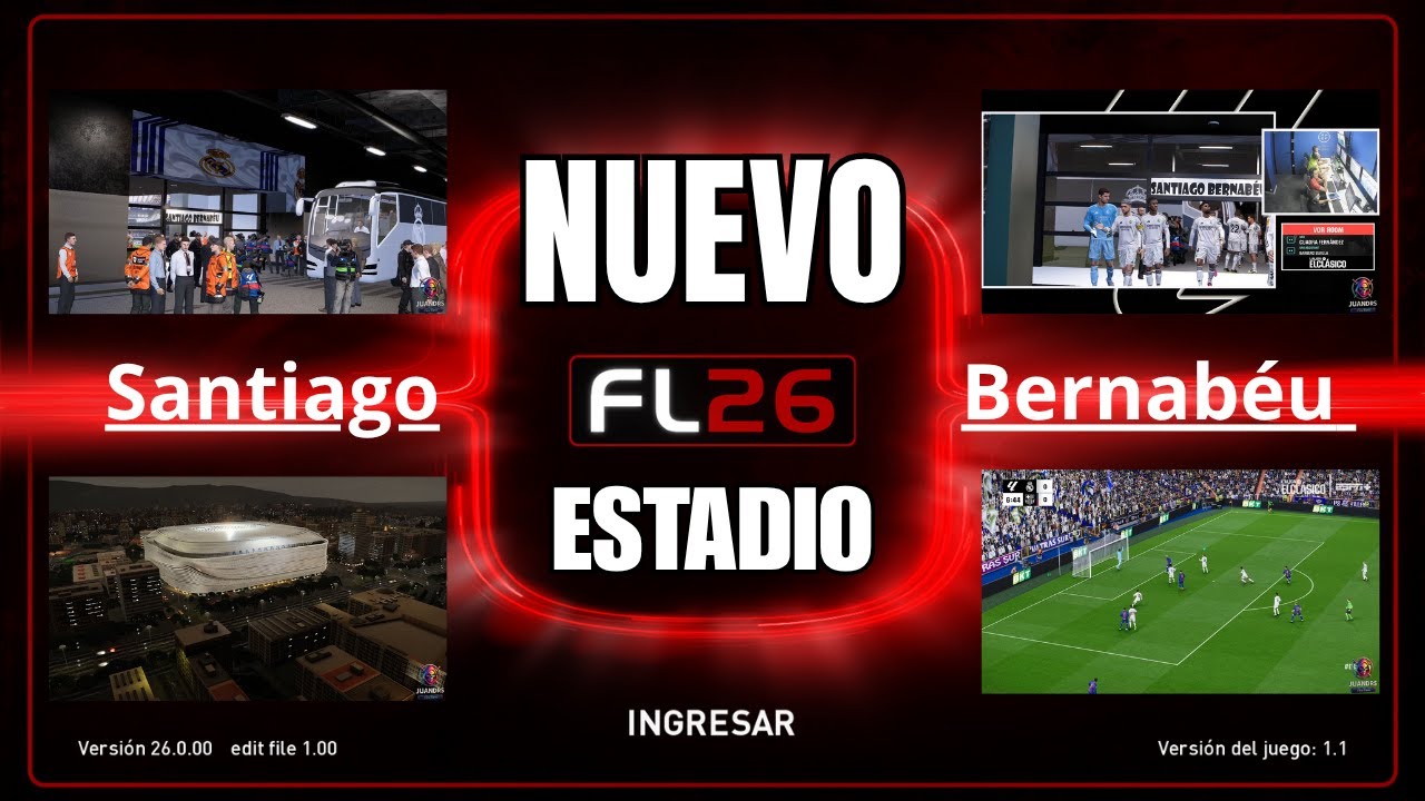 NUEVO SANTIAGO BERNABÉU ENTRANCE BUS + FLAGS | INSTALACIÓN COMPLETA en FOOTBALL LIFE 2026