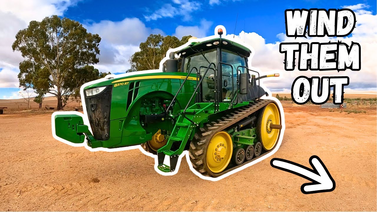 Winding Them Out | Track Width Adjustment On A John Deere 8370RT | Widening Tracks