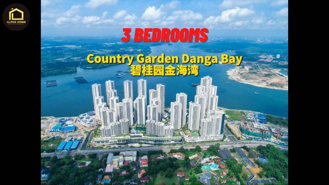 【Short EP34】Country Garden Danga Bay/Johor Bahru/Malaysia/Serviced Apartment/3 Bedrooms-JB Property