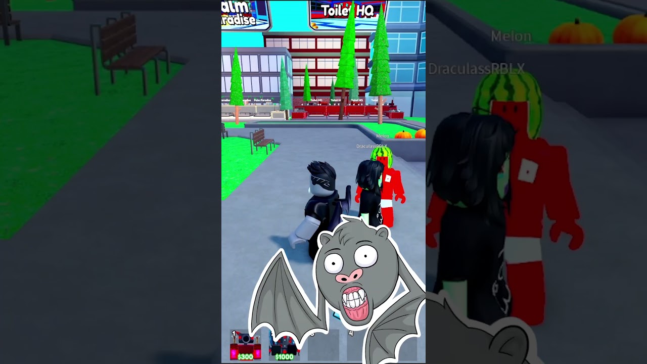 We made Sunny & Melon RAGE in Toilet Tower Defense! #draculassandfangs