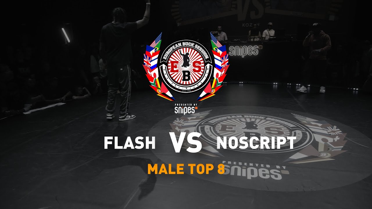 Flash vs Noscript | Male Top 8 | EBS World Final 2022