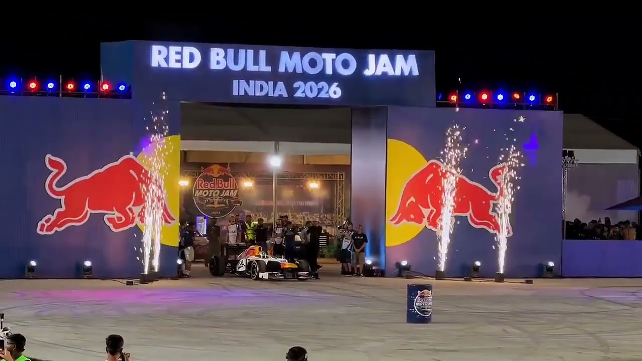 RED BULL F1 RACING STUNT . MOTOJAM2026 #F1 #stunt #racing 