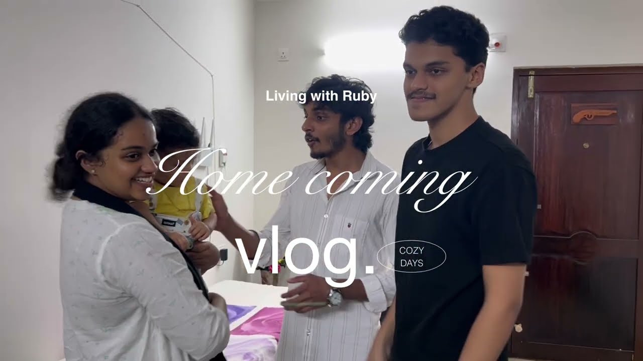 Home coming vlog| Zavi’s first flight and international tour | Living with Ruby| 