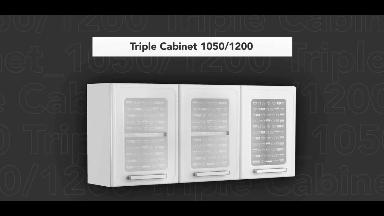 Armário Triplo Bertolini | Triple Wall Cabinet Bertolini