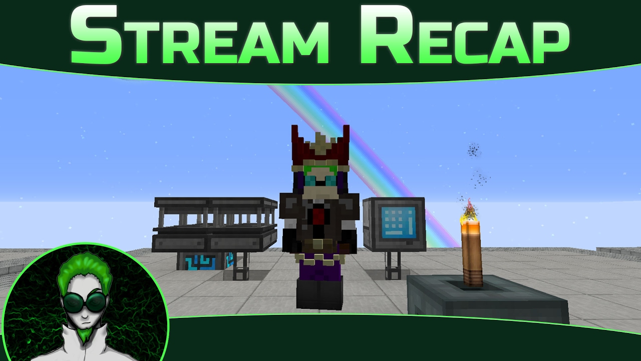 Stream Recap - 2017.Feb.16 - Wyvern Armor & Refined Storage #SkyFactory3