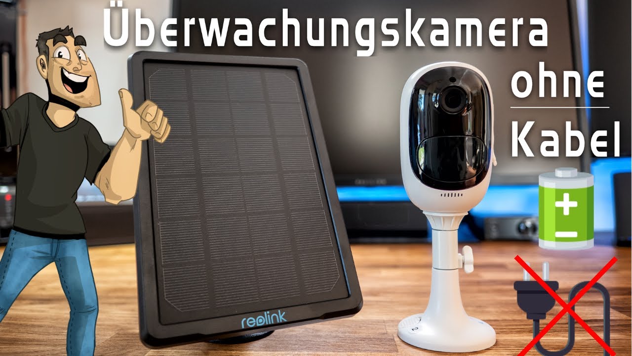 Überwachungskamera ohne Strom und Kabel dank Akku / Solar - Reolink Argus Pro