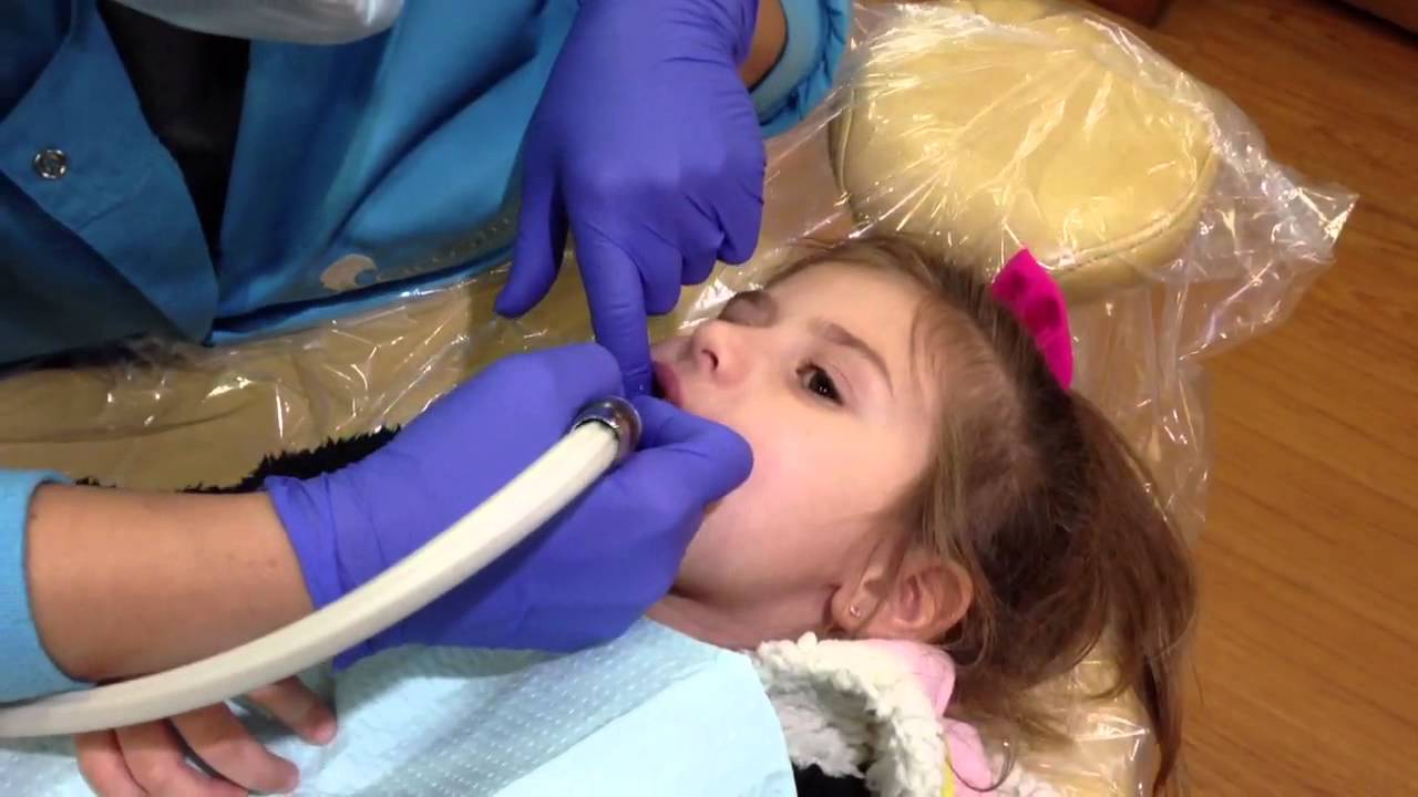 Bella at Dentist