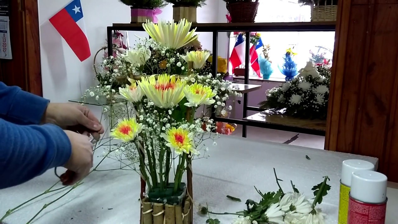 Arreglo floral para regalar - Hermoso y fácil