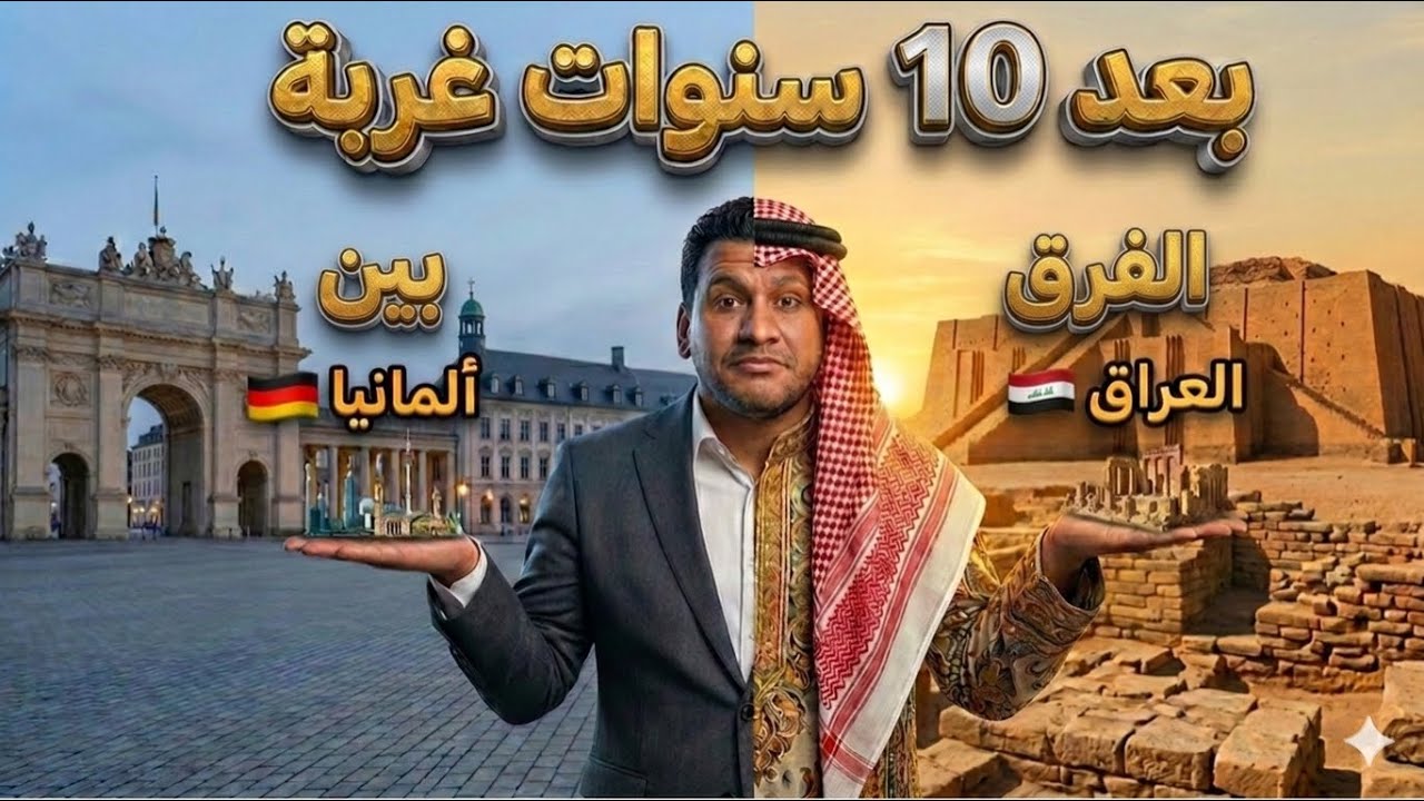 بعد 10 سنوات غربة في ألمانيا // الفرق الحقيقي بين ألمانيا 🇩🇪والعراق 🇮🇶الحقيقة التي لا يخبرك عنها أحد