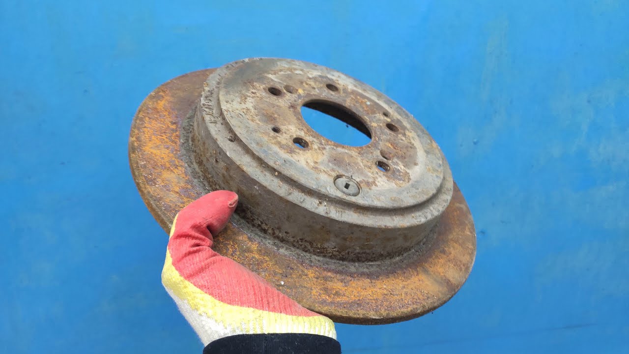 Amazing invention by a first-rate craftsman. Self-made from an old brake disk