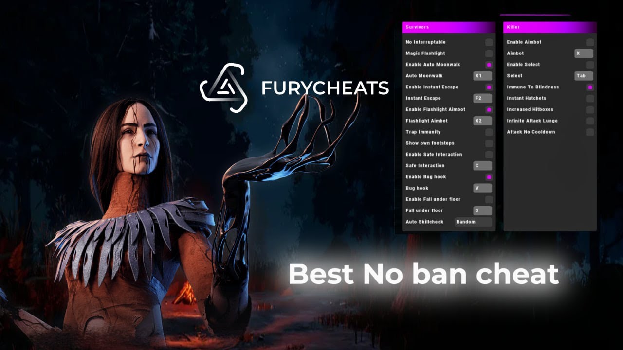Best DBD Cheat Ever | Destroy EAC | Free cheat for DBD | FuryCheat - Dead By Daylight