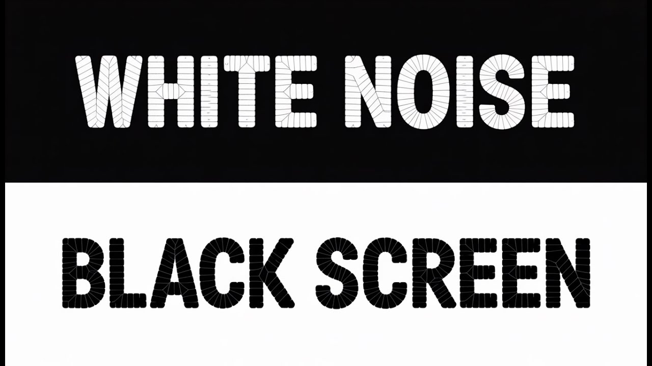 White Noise Black Screen | Deep Sleep, Study, Focus, Meditation | 10 Hours