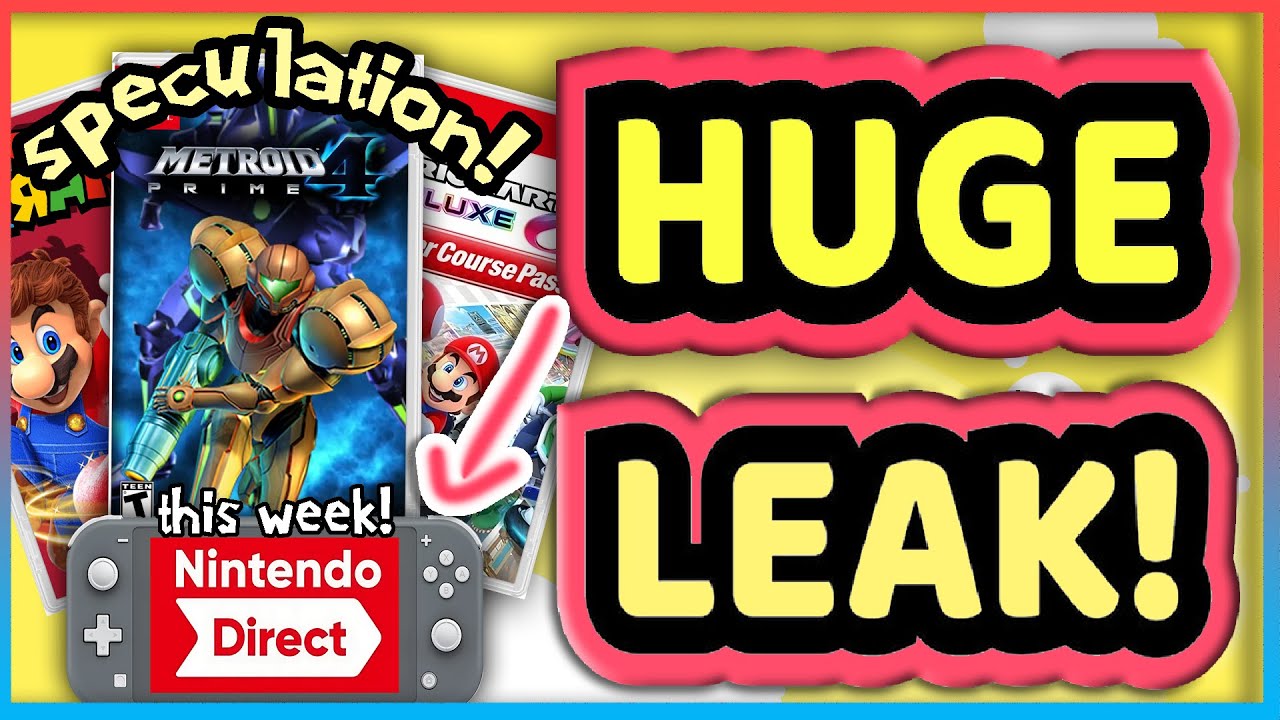 2023 Nintendo Direct THIS WEEK According To Nintendo Switch Leaks! (confirmed)