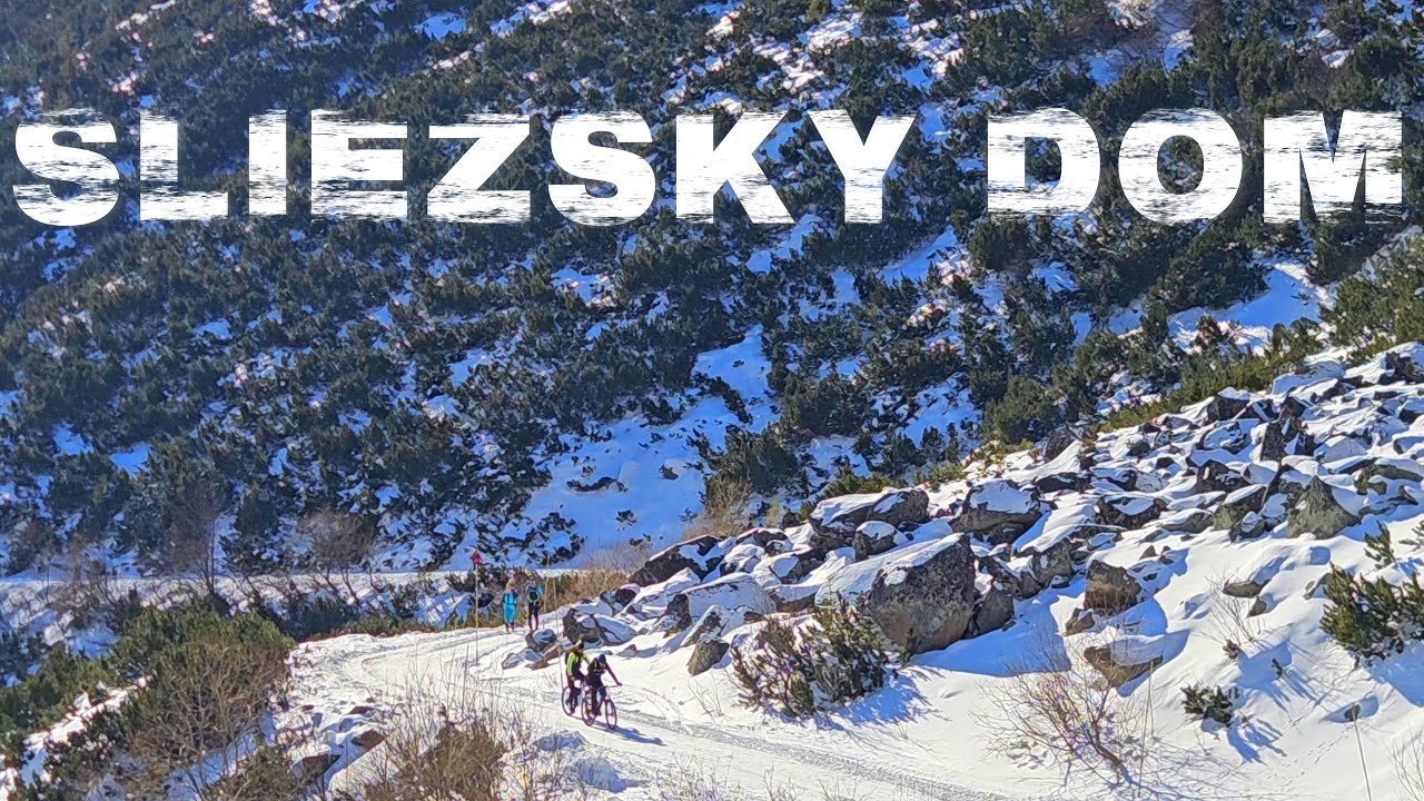 SLIEZSKY DOM a POPRADSKÉ PLESO NA BICYKLI V ZIME  75Km 1600M UP