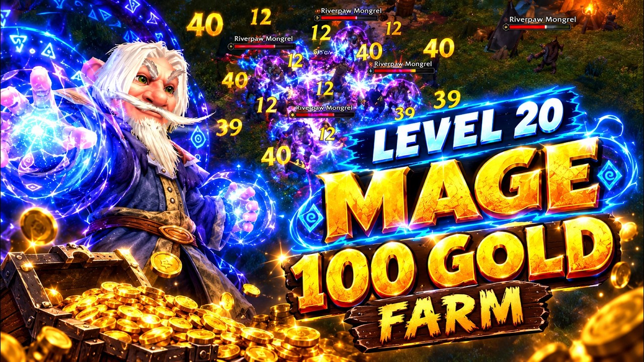 How I Made 100 Gold as a Level 20 Mage in WoW Forever