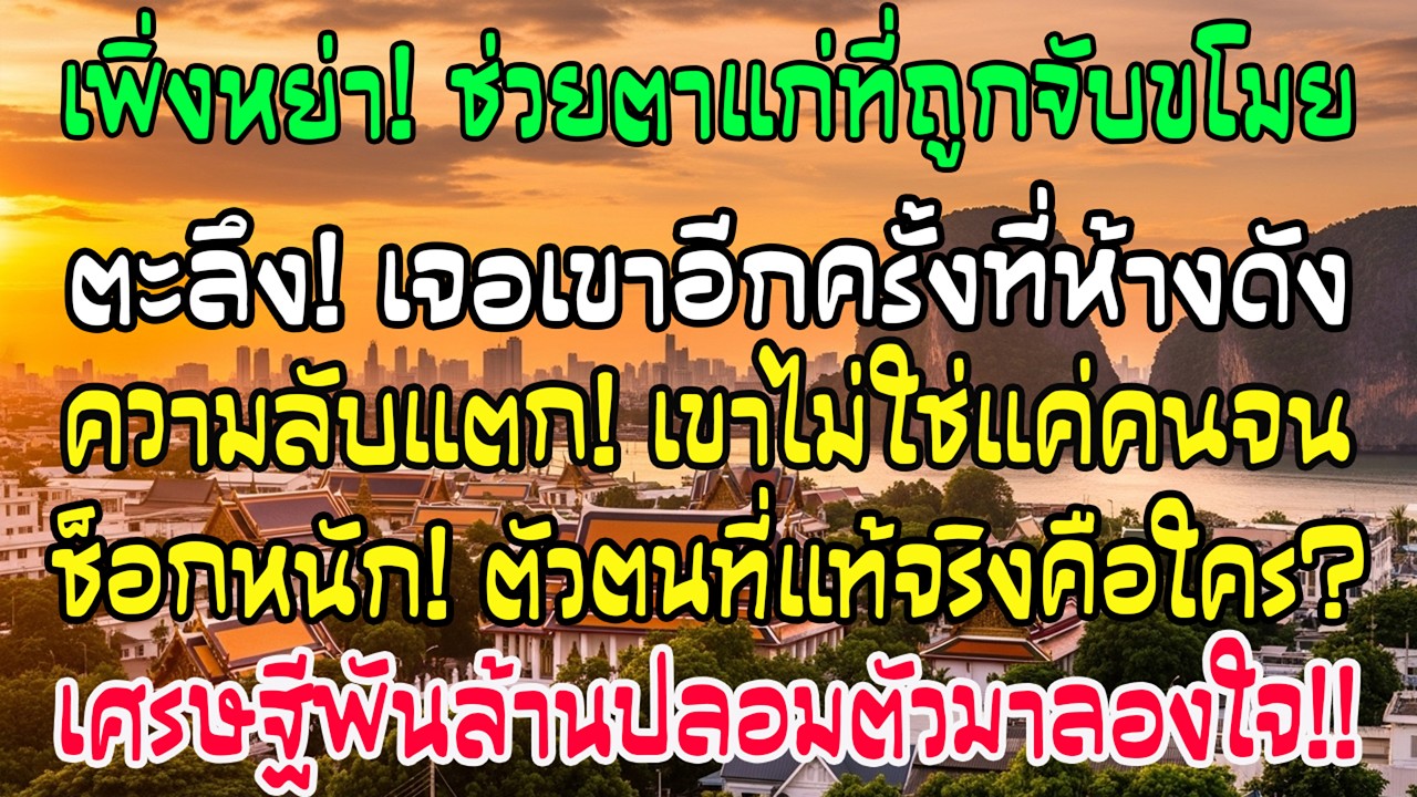 หลังหย่า ระหว่างกลับบ้าน ฉันช่วยชายชราที่ถูกจับขโมย แต่พอเจอเขาอีกครั้งที่ซูเปอร์ ฉันอึ้ง