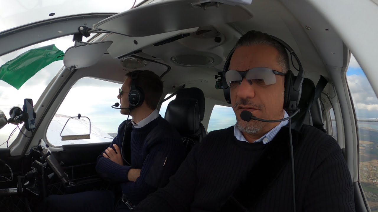 IR(R) training in Piper Pa32R with iLS approach Lydd Uk