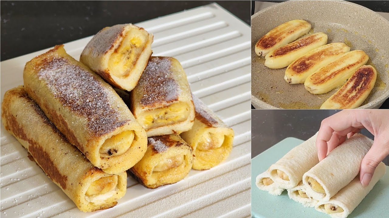 Ini yang selalu diminta anak-anak kalau ada pisang dan roti tawar. Cocok buat sarapan / ide bekal