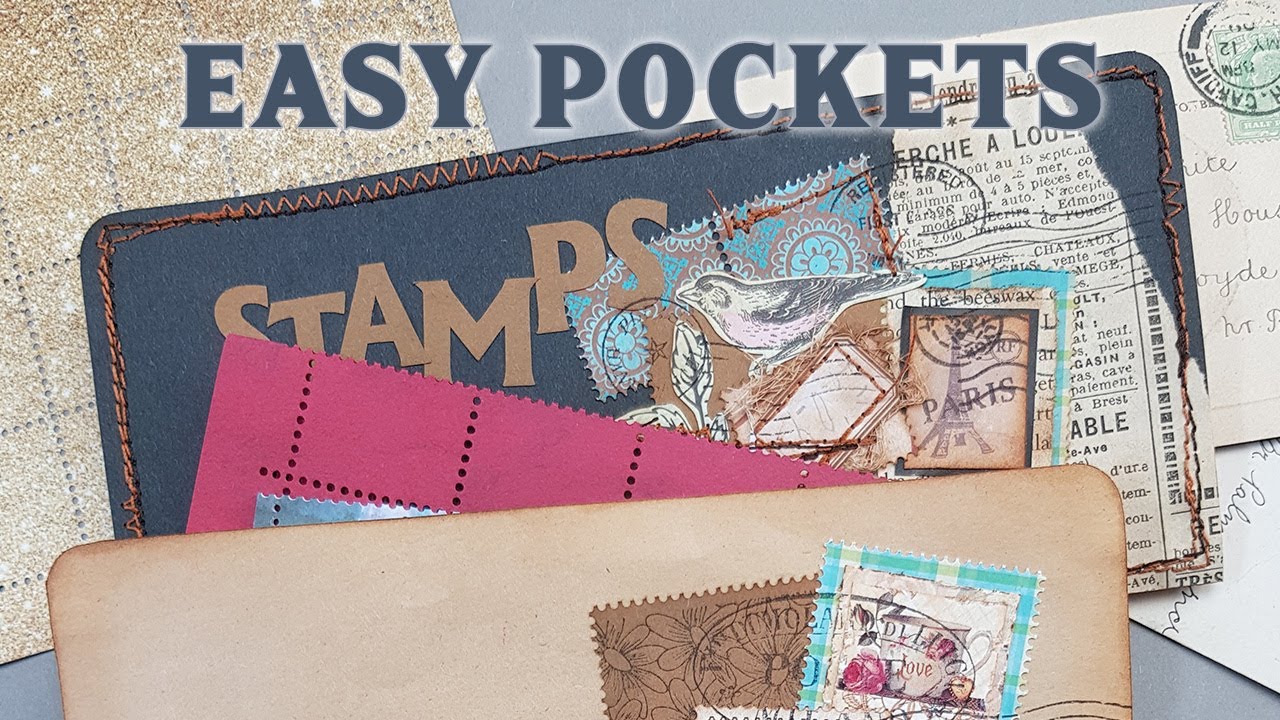 Easy Pockets for Junk Journals