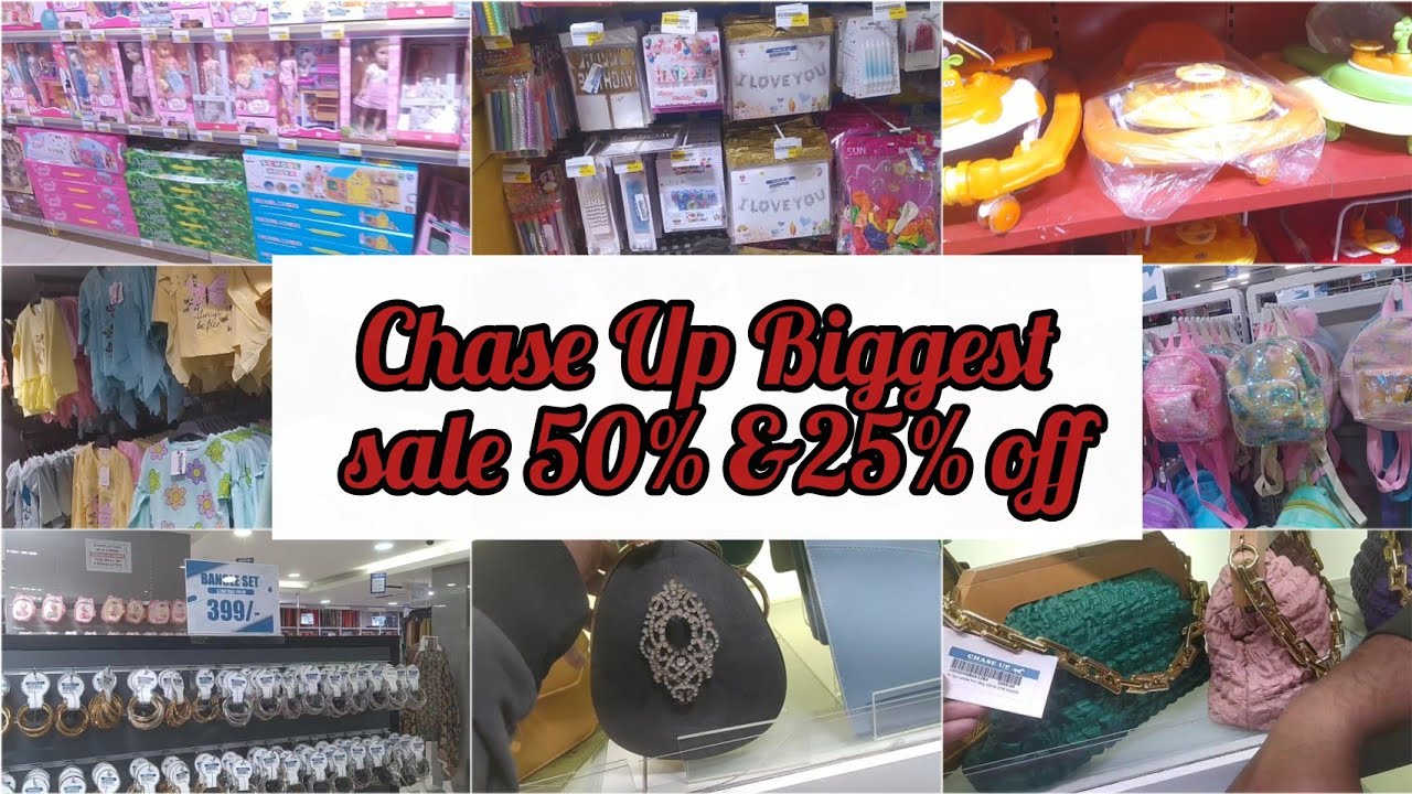 Chase Up Biggest Year clearance sell//Johar More Gulistan_E_Johar//50% and 25% Off