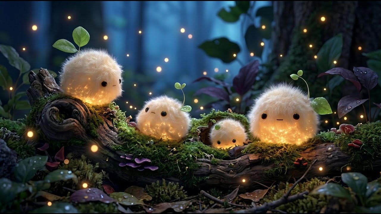 [Celtic Music] Luma's Glowing Night in the Forest 🌿 | Soft Ambient Music for Studying & Relaxation