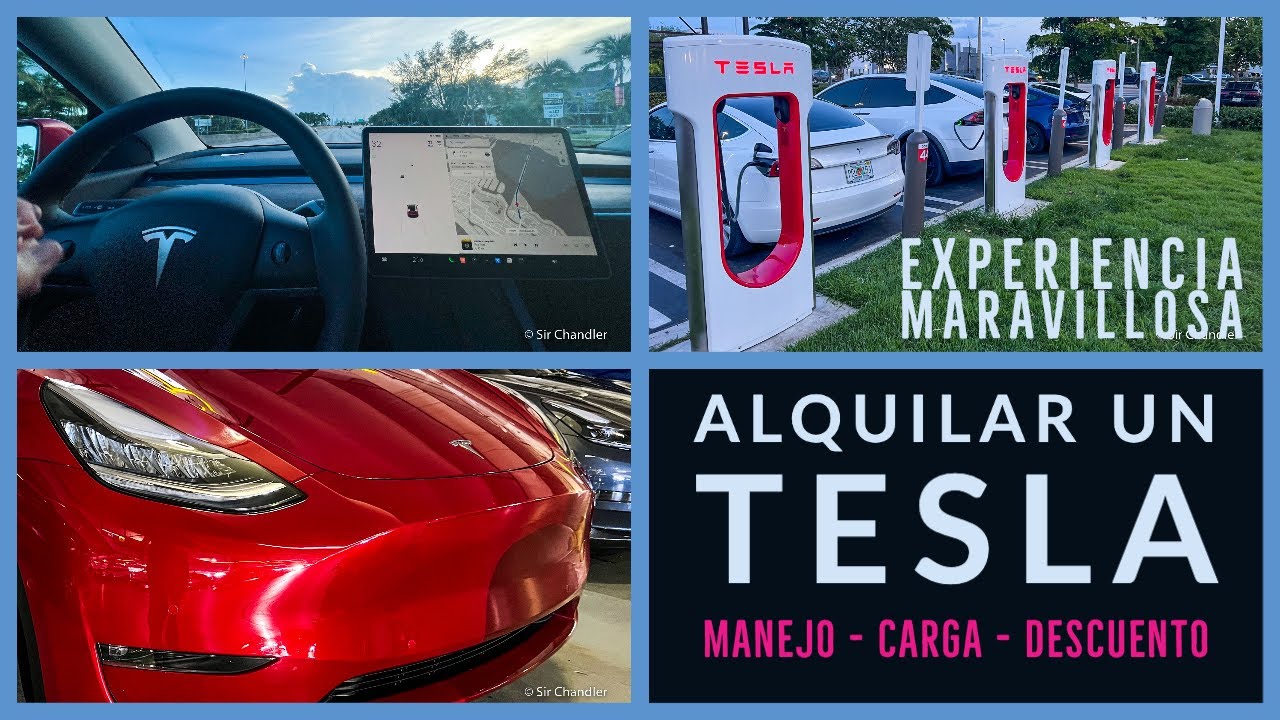Alquilar un Tesla en Miami ¿Cómo se maneja? ¿Cómo se carga? Mega video