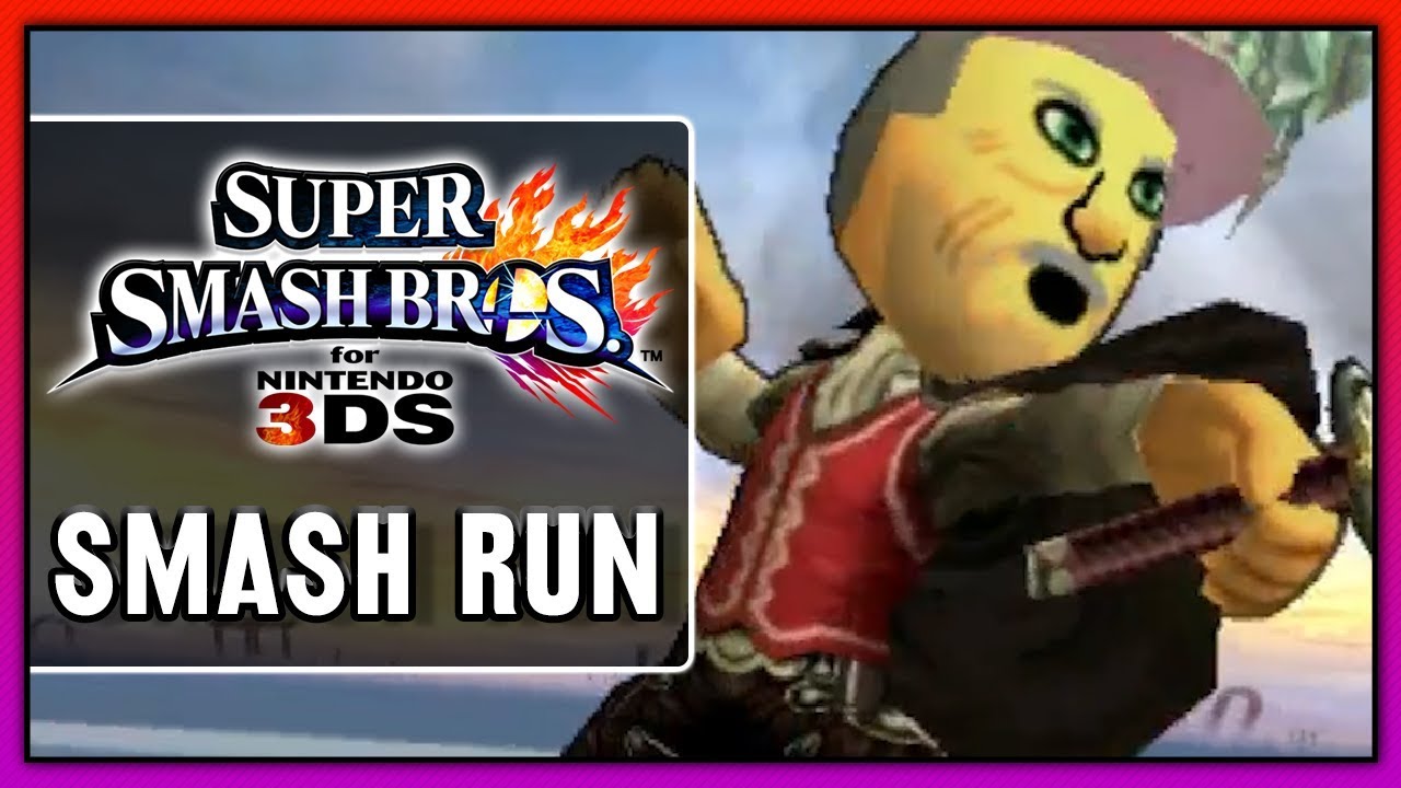 Super Smash Bros. for Nintendo 3DS - Smash Run | Mii Swordfighter