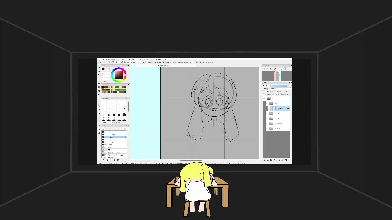 B Chon Chan Drawing Stream Test