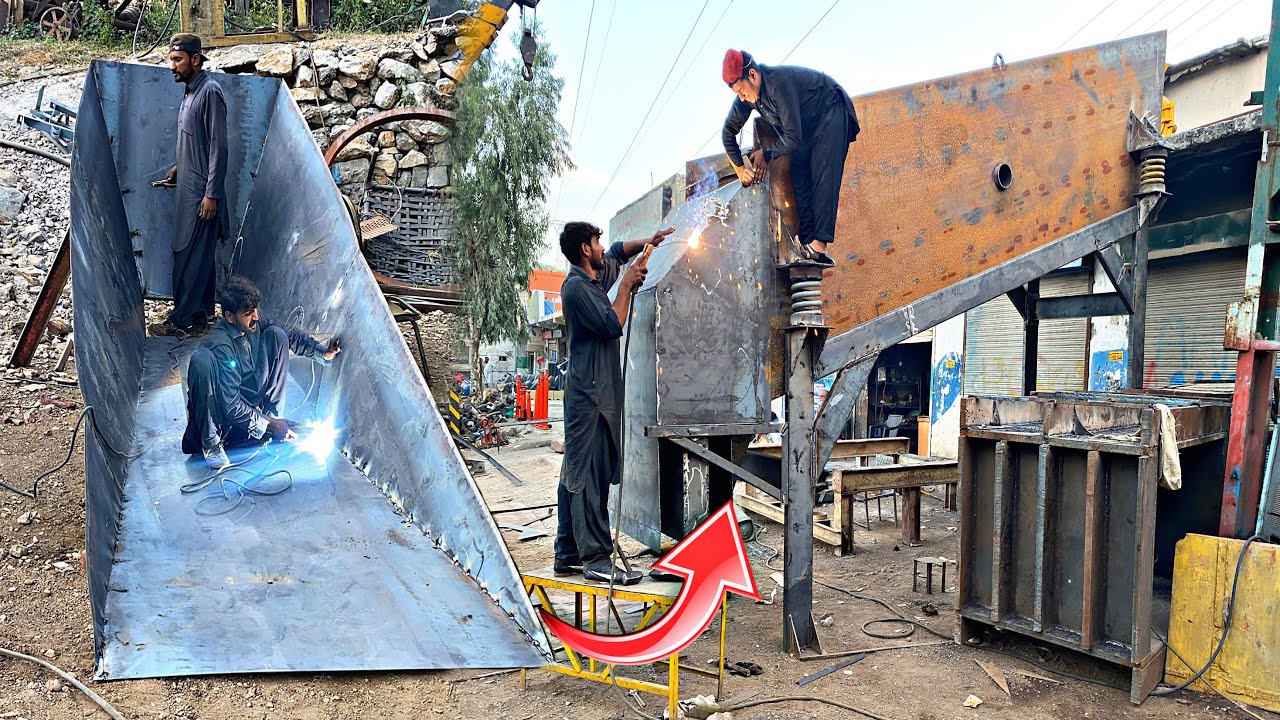 How to Manufacturing Process of Inclined Vibrating Screen Stone crusher Machine