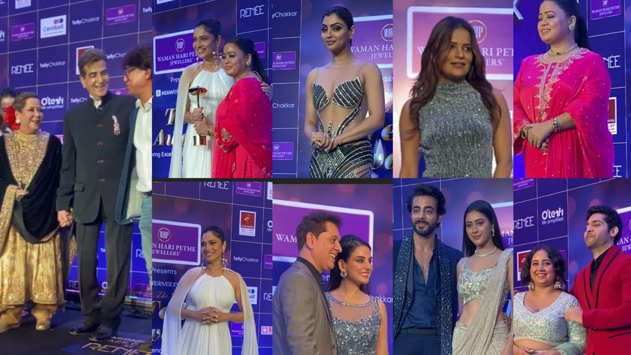 Indian Telly Award Bharti Singh Ankita  Shivangi Joshi Hiba Fahmaan Rupali Vivian Dsena karan Kundra
