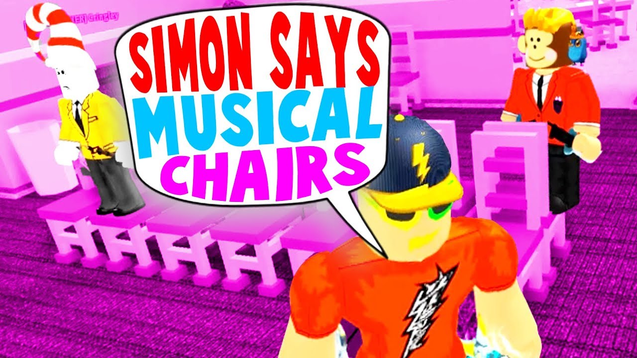 YOUTUBER SIMON SAYS IN ROBLOX!!