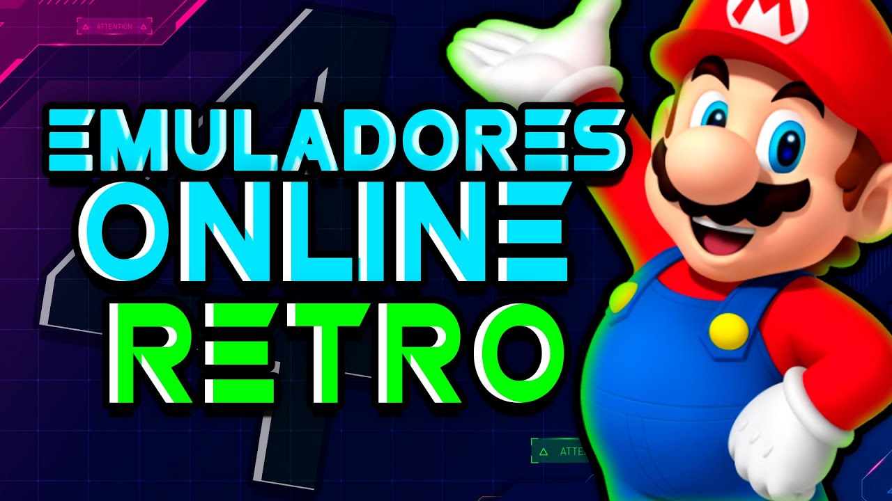 😱 4 EMULADORES ONLINE DE JOGOS RETRO (Snes, Gba, PS1, Etc..)