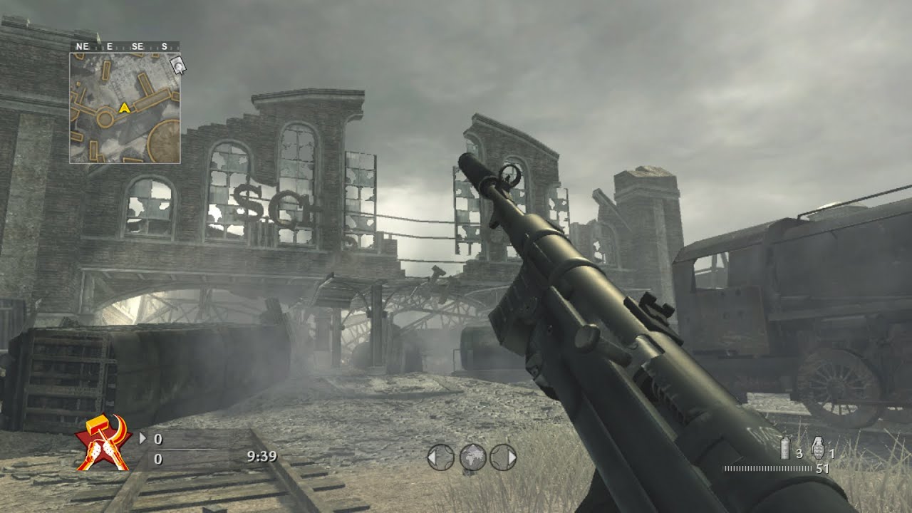 Call of Duty WAW Mp-40 Gameplay [4K] (No Commentary)