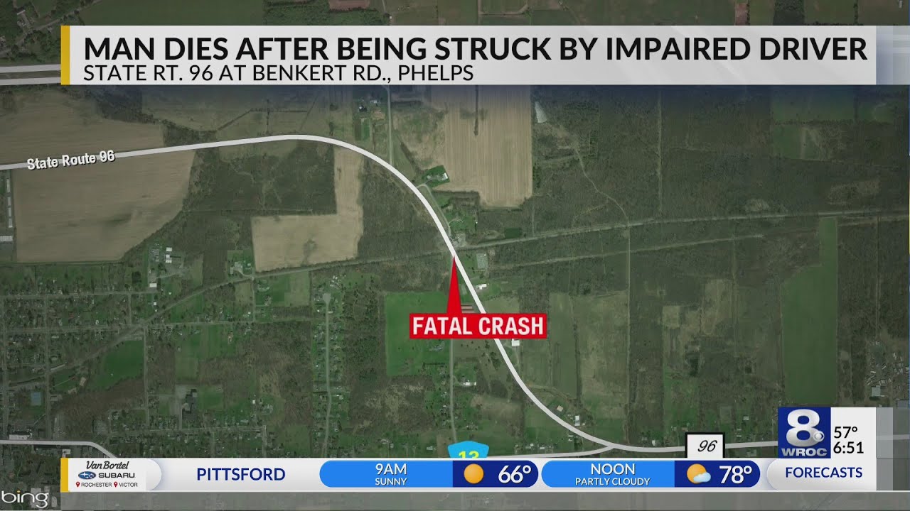 Highway worker struck, killed on Rt. 96 in Ontario County, driver charged &mdash; September 17, 2021