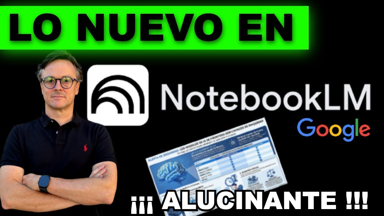 👍 NOTEBOOKLM (de Google): Hace INFOGRAFÍAS Y PRESENTACIONES en Power Point