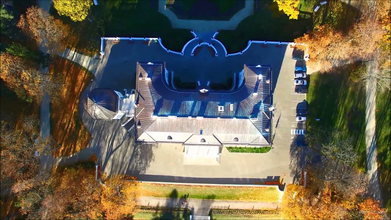 Palangos Gintaro muziejus :|: Drone view of Palanga Amber Museum (Lithuania)