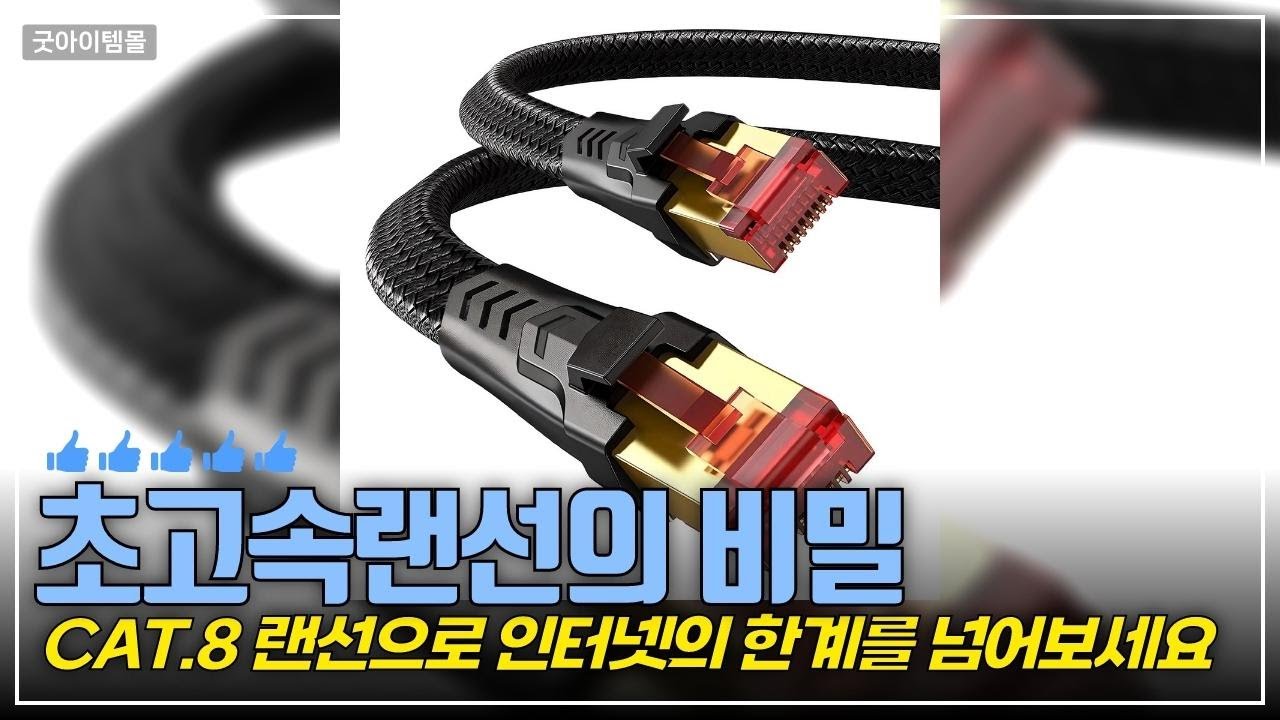 최고속 인터넷을 원한다면 꼭 알아둬야 할 랜선 리뷰!