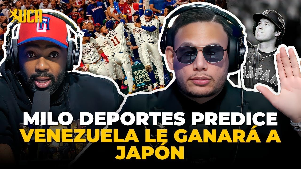 MILO DEPORTES PREDICE VENEZUELA LE GANARÁ A JAPÓN