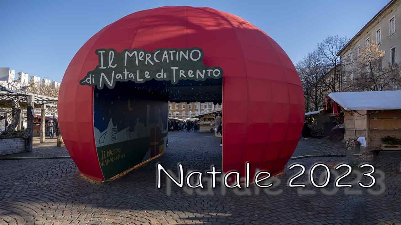Natale 2023 - Quattro passi per Trento (4k)