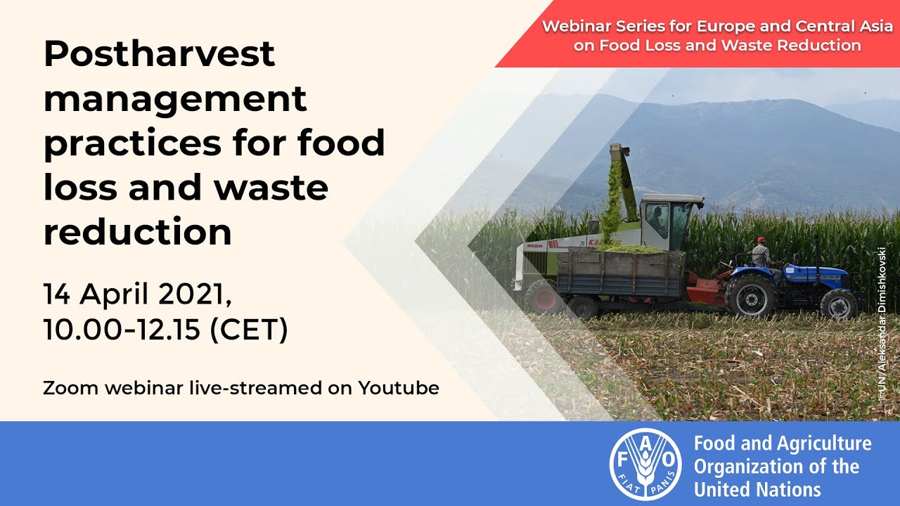 Webinar: Harvest and post-harvest practices to reduce food loss and waste