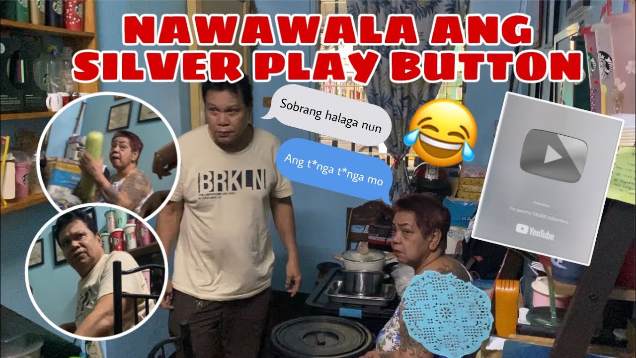 NAWAWALA ANG SILVER PLAY BUTTON PRANK (grabe sila magpahalaga)