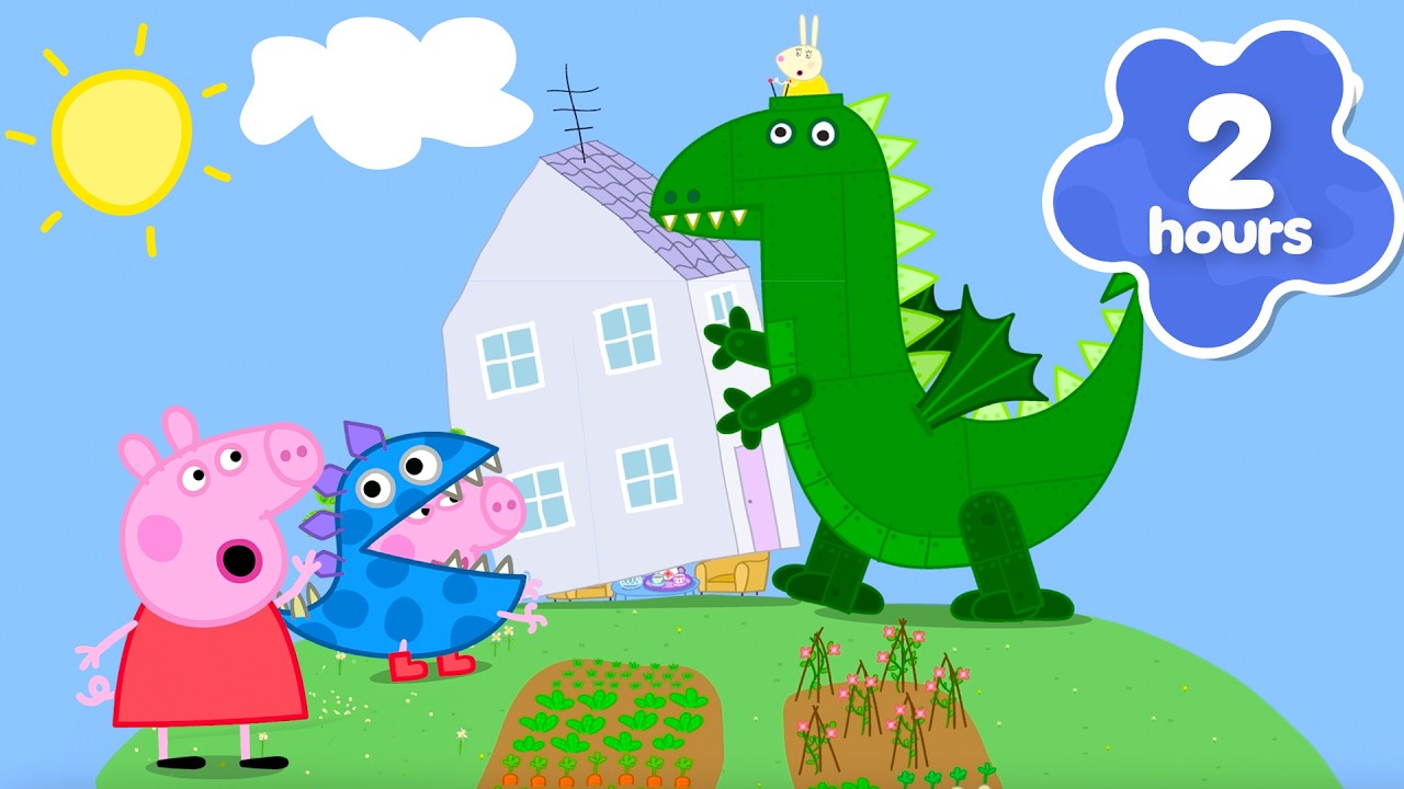 Peppa Pig en Français 🐷 Fête Géante des Dinosaures de Peppa et George | Épisodes Complets 1 Heures