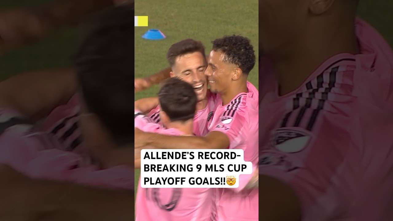 Tadeo Allende&rsquo;s 9 MLS CUP PLAYOFF GOALS🔥 set the record!