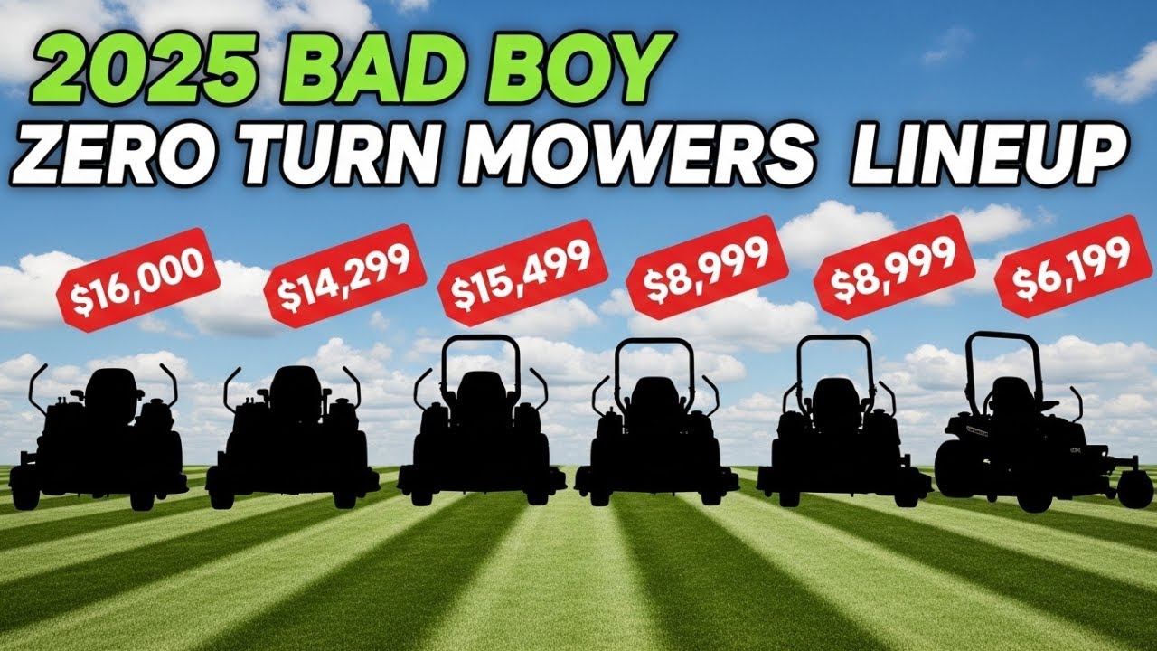 2025 Bad Boy Zero Turn Mowers Lineup | Best Bad Boy Zero Turn Mowers 2025
