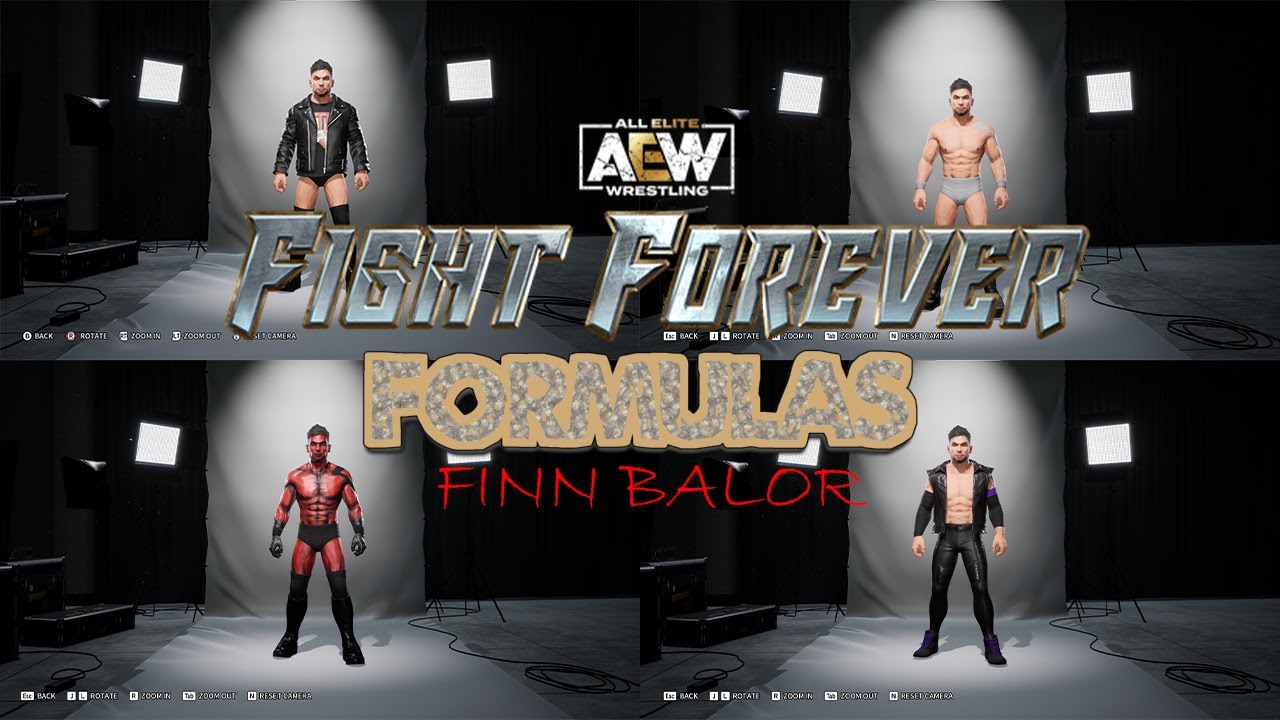 AEW FIGHT FOREVER CREATE A WRESTLER FORMULAS: HOW TO MAKE FINN BALOR/DEVITT IN AEW FIGHT FOREVER