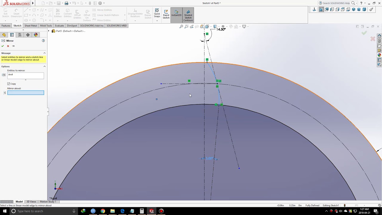 How to Design a Spur Gear in SolidWorks - Using Gear Chart/ Without Equation