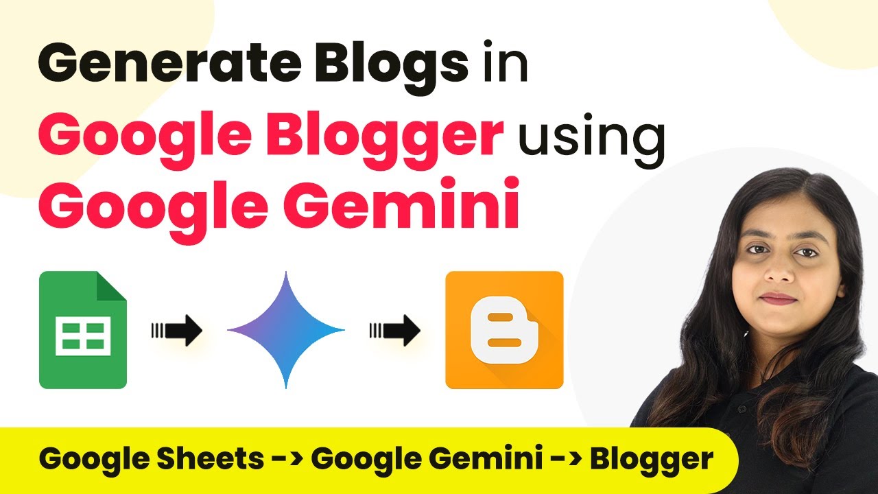 How to Generate Blogs in Google Blogger using Google Gemini