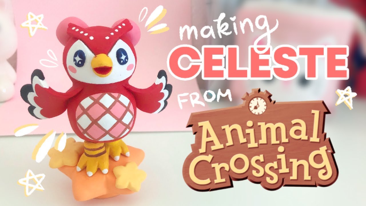 ☆ Making Celeste from Animal Crossing ☆ Polymer Clay Figure