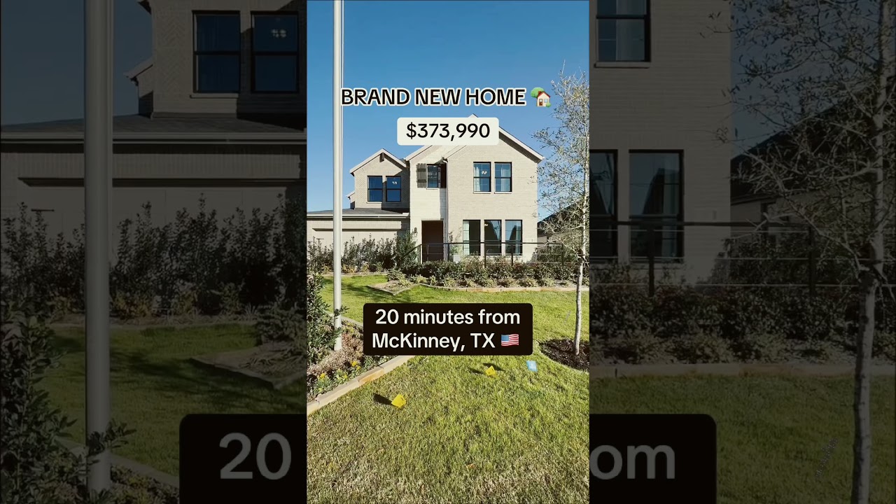 COMMENT “INFO” | 20 min from MCKINNEY, TX | 0.99% | $373,990 | BRAND NEW HOME 🏡