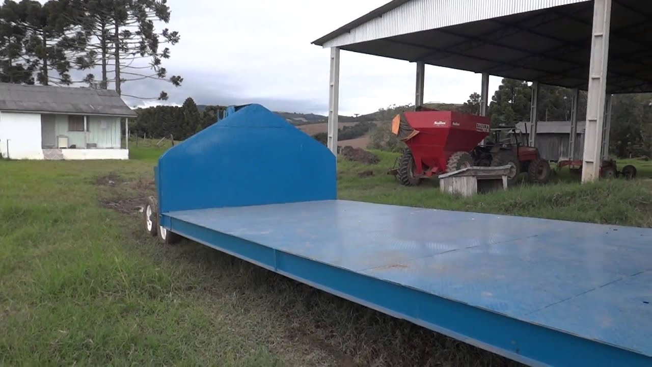Carreta Agricola Hidraulica Para Transporte De Plantadeira (OFICINA DO PAPA)